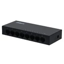 Network Switch Dahua 8-Port Unmanaged Gigabit 10/100/1000, Μαύρο