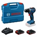 Bosch GSR 18V-52 (06019S0025) Δραπανοκατσάβιδο Brushless - Σετ με 2x GBA 18V 2.0Ah, GAL 18V-20, L-Case