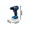 Bosch GSR 18V-52 (06019S0025) Δραπανοκατσάβιδο Brushless - Σετ με 2x GBA 18V 2.0Ah, GAL 18V-20, L-Case