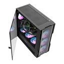 Darkflash DK431 Mesh Gaming Midi Tower PC Case with Side Window - Black