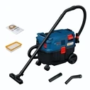 Bosch GAS12-25LS Σκούπα Υγρών/Στερεών 1200W με Πλαστικό Κάδο 20 lt