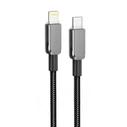 Καλώδιο Φόρτισης Xo Nb-Q250a Typec Σε Lightning, 27w, Μαύρο