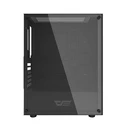 Darkflash DK100 Gaming Midi Tower Κουτί Υπολογιστή με Πλαϊνό Παράθυρο Μαύρο