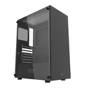 Darkflash DK100 Gaming Midi Tower Κουτί Υπολογιστή με Πλαϊνό Παράθυρο Μαύρο