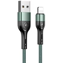 USAMS Nylon Cable U55 2A Lightning U55 green 1m SJ448USBSG02 (US-SJ448)