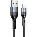 USAMS Nylon Cable U55 2A Lightning U55 black 1m SJ448ZJ01 (US-SJ448) SJ448USBSG01