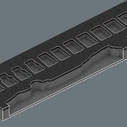 Wera 05150112001 31-piece 1/2" Socket Set with Ratchet and Extensions