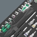 Wera 05150112001 31-piece 1/2" Socket Set with Ratchet and Extensions