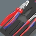 Wera 9780 KNIPEX Pliers Set 1 — 3-piece, two-colour foam insert (Tool Rebel compatible)