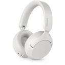 Philips TAH6000WT/00 Wireless & Wired Over‑Ear Headphones — White, 80 Hours