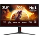 AOC C32G4Z 31,5" VA Καμπύλη Οθόνη Full HD 1920x1080 260Hz 4 ms (GTG) HDR10