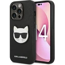 Karl Lagerfeld KLHCP14LSAPCHK Apple iPhone 14 Pro hardcase black Saffiano Choupette Head Patch