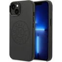 Karl Lagerfeld KLHCP14MFWHK Apple iPhone 14 Plus / 15 Plus hardcase black Leather Perforated Logo