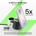 Belkin UltraCharge 25W Qi2 Modular Charging Station (Black)