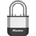 Master Lock Elite 52mm padlock, 25mm shackle, 5-pin cylinder (SKU 258955, MPN PK5EURD)