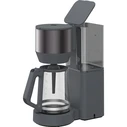 Grundig KM 7340 Filter Coffee Machine (GMS9081) - 10 cups, 1.25 L, Glass Jug, Dark Inox