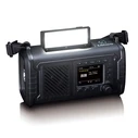 Lenco PDR-055 Portable Rechargeable DAB+ Emergency Radio with Bluetooth - Grey