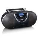 Lenco Boombox DAB+/FM Radio CD Player Bluetooth Portable Black