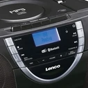 Lenco Boombox DAB+/FM Radio CD Player Bluetooth Portable Black