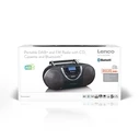 Lenco Boombox DAB+/FM Radio CD Player Bluetooth Portable Black