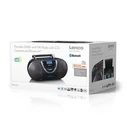 Lenco Boombox DAB+/FM Radio CD Player Bluetooth Portable Black