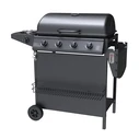 Campfire Gas Barbecue Grill with 4 Burners & Extra Side Burner (SKU 25-34719)