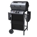 Campfire Gas Grill with 2 Burners, 49x37 cm, 5.5 kW