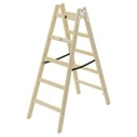Hailo H40 StandardLine 2x5 Aluminium Double-Sided Step Ladder, 40 cm
