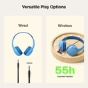Belkin SoundForm Mini 2 Wireless On-Ear Kids - Blue (AUD012HQBL)