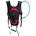 Campus BIKE Backpack 6L, Black-Red, includes 1.5L hydration bladder