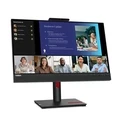 Monitor 23.8" Lenovo ThinkVision T24v-30 FHD IPS, Slim Bezel, HDMI, DP, VGA, Height adjustable, Webcam, Speakers