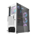Darkflash DK351 Gaming Midi Tower Κουτί Υπολογιστή με Πλαϊνό Παράθυρο - Λευκό