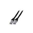 EFB RJ45 Patchkabel S/FTP Cat.6A TPE 3,00 m μαύρο