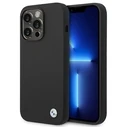 BMW BMHCP14LSILBK Apple iPhone 14 Pro black Silicone Metal Logo