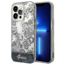 Guess GUHCP14LHGPLHG Apple iPhone 14 Pro grey hardcase Porcelain Collection