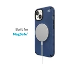 Speck Presidio2 Grip MagSafe MICROBAN Apple iPhone 14 Plus / 15 Plus (Coastal Blue / Black / White)