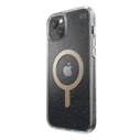 Speck Presidio Perfect-Clear Glitter MagSafe MICROBAN Apple iPhone 14 Plus / 15 Plus (Clear / Gold Glitter)