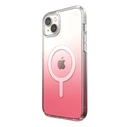 Speck Presidio Perfect-Clear Ombre MagSafe MICROBAN Apple iPhone 14 Plus / 15 Plus (Clear / Vintage Rose Fade)