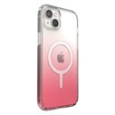Speck Presidio Perfect-Clear Ombre MagSafe MICROBAN Apple iPhone 14 Plus / 15 Plus (Clear / Vintage Rose Fade)