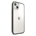 Speck Presidio Perfect-Clear Impact Geometry MICROBAN Apple iPhone 14 Plus / 15 Plus (Clear / Black)