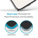 Speck Presidio Perfect-Clear Impact Geometry MICROBAN Apple iPhone 14 Plus / 15 Plus (Clear / Black)