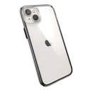 Speck Presidio Perfect-Clear Impact Geometry MICROBAN Apple iPhone 14 Plus / 15 Plus (Clear / Black)