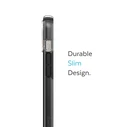 Speck Presidio Perfect-Clear Impact Geometry MICROBAN Apple iPhone 14 Plus / 15 Plus (Clear / Black)