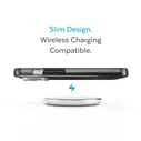 Speck Presidio Perfect-Clear Impact Geometry MICROBAN Apple iPhone 14 Plus / 15 Plus (Clear / Black)