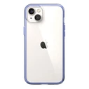 Speck Presidio Perfect-Clear Impact Geometry MICROBAN Apple iPhone 14 Plus / 15 Plus (Clear / Grounded Purple)