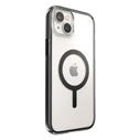Speck Presidio Perfect-Clear Impact Geometry MagSafe MICROBAN Apple iPhone 14 Plus / 15 Plus (Clear / Black)