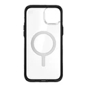 Speck Presidio Perfect-Clear Impact Geometry MagSafe MICROBAN Apple iPhone 14 Plus / 15 Plus (Clear / Black)