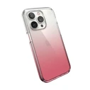 Speck Presidio Perfect-Clear Ombre MICROBAN Apple iPhone 14 Pro (Clear / Vintage Rose Fade)