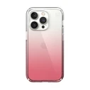 Speck Presidio Perfect-Clear Ombre MICROBAN Apple iPhone 14 Pro (Clear / Vintage Rose Fade)