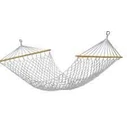 Velco Double Nylon Woven Hammock with Wood 200x125 cm